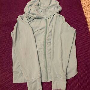 Uniqlo Kids Teal UV Jacket Girls Boys Zip Up